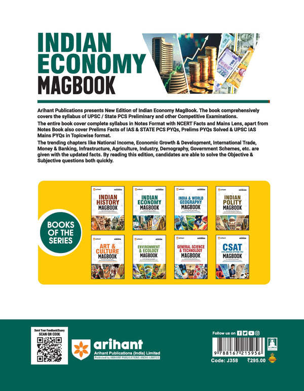 Indian Economy Magbook | Completely Revised 4th Edition| For UPSC IAS Civil Services Prelims & Mains, State PCS & Other Competitive Examinations | English Medium