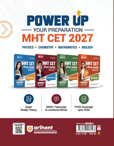 MHT CET Mathematics 2027 | Chapterwise, Topicwise & Levelwise Solved Papers | 2500+ MCQs from Last 5 Years (2026?2022 | Oregnal Questions 100+ Online Papers | Free Online Mock Tests