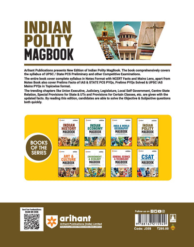Indian Polity Magbook | Completely Revised 4th Edition| For UPSC IAS Civil Services Prelims & Mains, State PCS & Other Competitive Examinations | English Medium