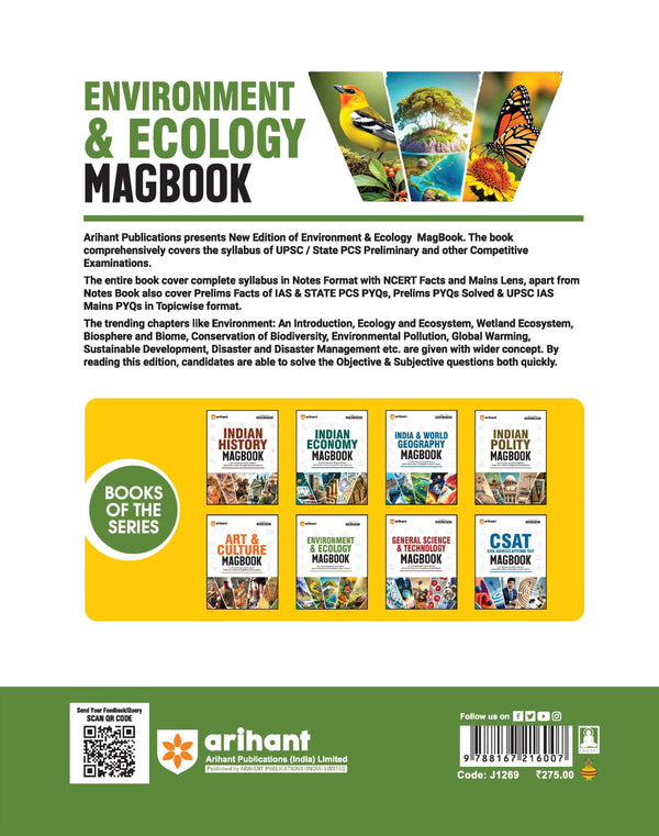 Environment & Ecology Magbook | Completely Revised 4th Edition| For UPSC IAS Civil Services Prelims & Mains, State PCS & Other Competitive Examinations | English Medium