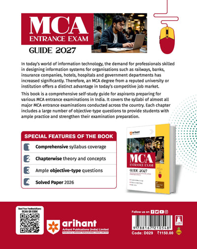 MCA Entrance Exam 2027 | Complete Study Guide for NIMCET, CUET-PG, IIT JAM, JNU, Pune University, BHU, KIT JEE & Other Regional Entrances | Complete Syllabus Coverage, Chapterwise Quick Theory, 3500+ MCQs & Solved Paper 2026