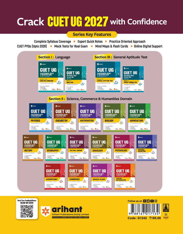 CUET UG 2027 Political Science | Chapterwise Notes & Question Bank | 1000+ MCQs, 5 Final Drills & CUET 2026 Solved Paper | Mindmaps & Flash Cards | Free Online Mock Test