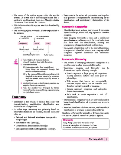 All in One Biology Class 11 CBSE 2026-27 Table of Contents