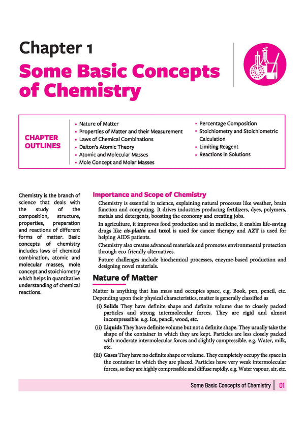 All in One Chemistry Class 11 CBSE 2026-27 Table of Contents