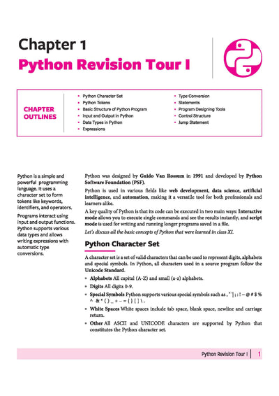 cbse class 12 computer science syllabus 2026-27 Images... All in One Computer Science Class 12 CBSE 2026-27 Table of Contents