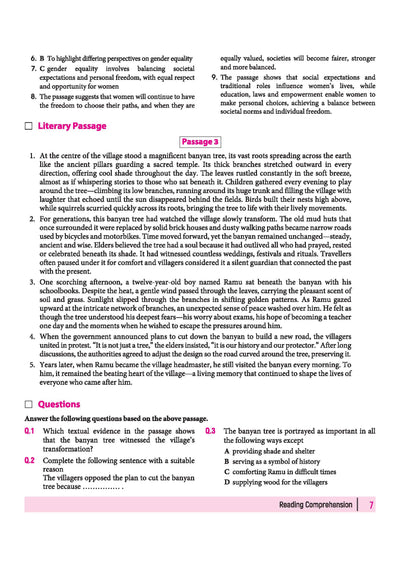 All in One English Core Class 11 CBSE 2026-27 Table of Contents