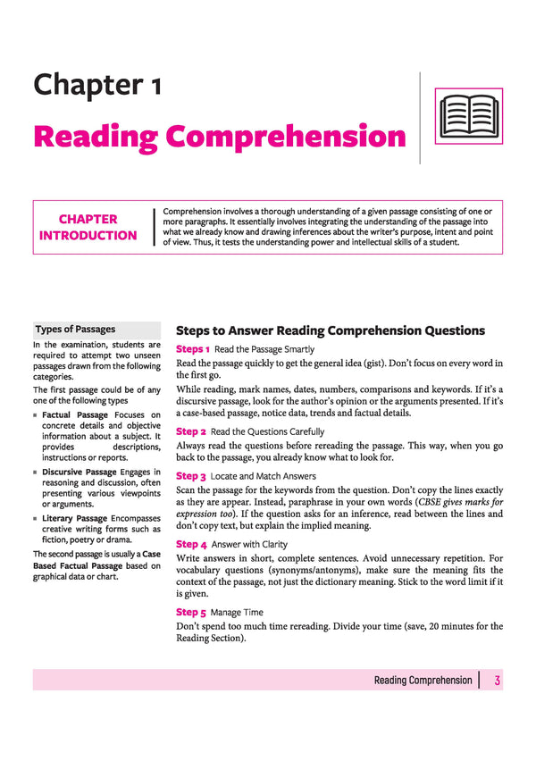 All in One English Core Class 12 CBSE 2026-27 Table of Contents