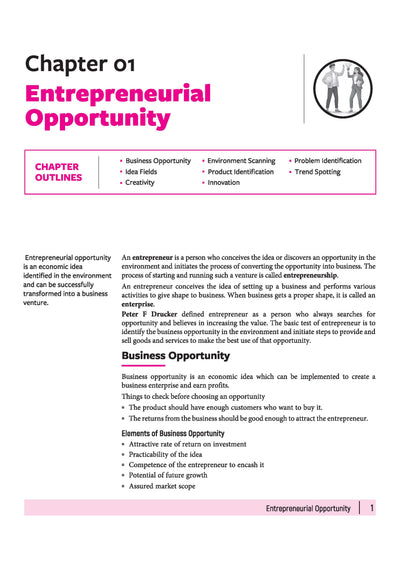 All in One Entrepreneurship Class 12 CBSE 2026-27 Table of Contents