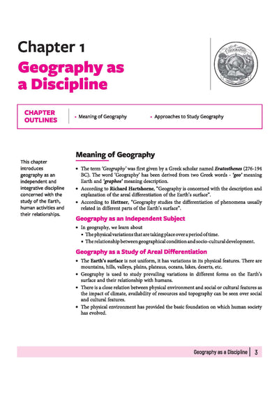 All in One Geography Class 11 CBSE 2026-27 Table of Contents
