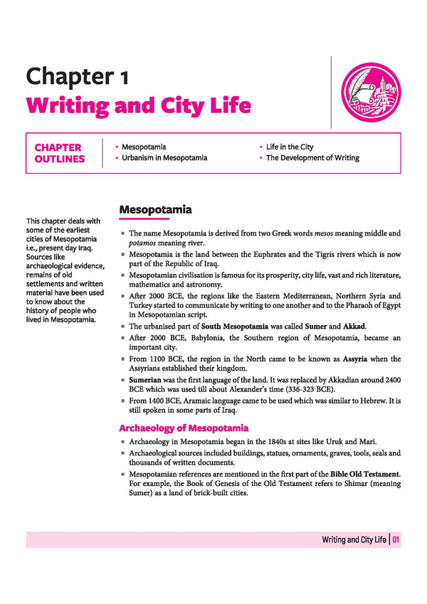 All in One History Class 11 CBSE 2026-27 Table of Contents