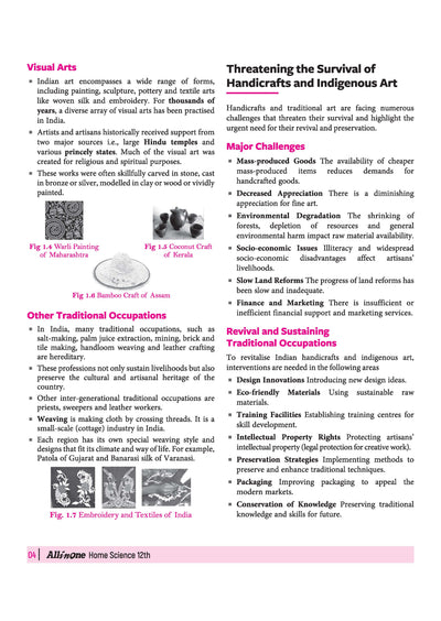 All in One Home Science Class 12 CBSE 2026-27 Table of Contents