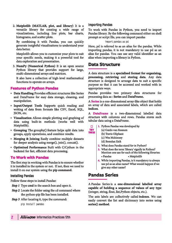 All in One Informatics Practices Class 12 for CBSE Exam 2026-27 | NCERT Based Complete Theory, Practice Exercises, CBQs, A-R, Sample Papers & Mind Maps | Revised Edition as per Latest Syllabus