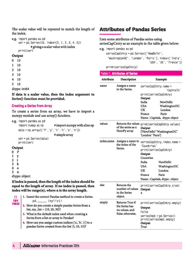 All in One Informatics Practices Class 12 for CBSE Exam 2026-27 | NCERT Based Complete Theory, Practice Exercises, CBQs, A-R, Sample Papers & Mind Maps | Revised Edition as per Latest Syllabus