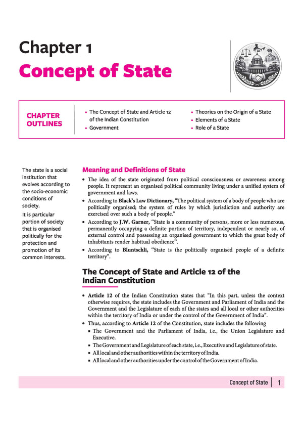 All in One Legal Studies Class 11 Table of Contents