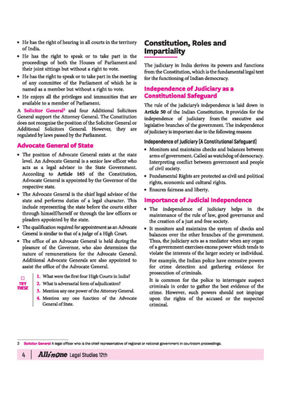 All in One Legal Studies Class 12 for CBSE Exam 2026-27 | NCERT Based Complete Theory, Practice Exercises, CBQs, A-R, Sample Papers & Mind Maps | Revised Edition as per Latest Syllabus