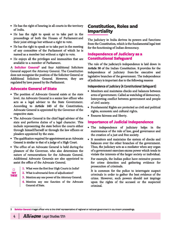 All in One Legal Studies Class 12 for CBSE Exam 2026-27 | NCERT Based Complete Theory, Practice Exercises, CBQs, A-R, Sample Papers & Mind Maps | Revised Edition as per Latest Syllabus