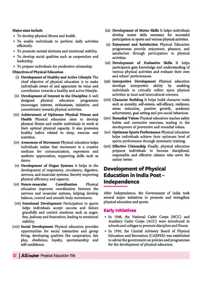 All in One Physical Education Class 11 for CBSE Exam 2026-27 | NCERT Based Complete Theory, Practice Exercises, CBQs, A-R, Sample Papers & Mind Maps | Revised Edition as per Latest Syllabus