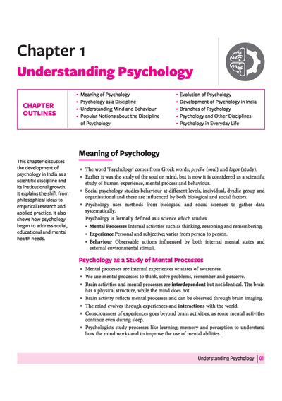 All in One Psychology Class 11 for CBSE Exam 2026-27 | NCERT Based Complete Theory, Practice Exercises, CBQs, A-R, Sample Papers & Mind Maps | Revised Edition as per Latest Syllabus