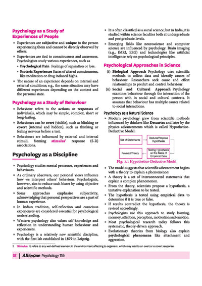 All in One Psychology Class 11 for CBSE Exam 2026-27 | NCERT Based Complete Theory, Practice Exercises, CBQs, A-R, Sample Papers & Mind Maps | Revised Edition as per Latest Syllabus
