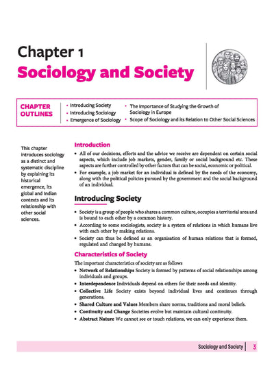 All in One Sociology Class 11 Table of Contents
