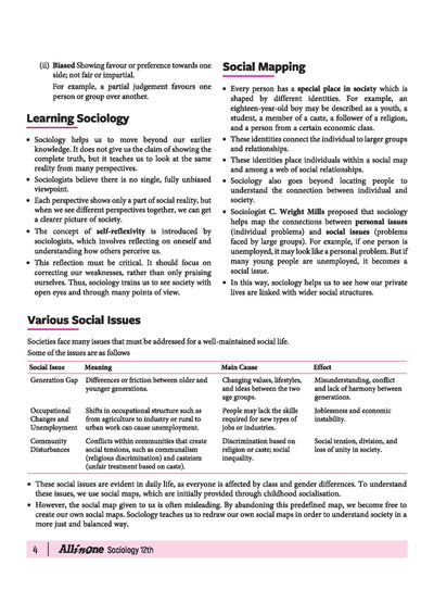 All in One Sociology Class 12 for CBSE Exam 2026-27 | NCERT Based Complete Theory, Practice Exercises, CBQs, A-R, Sample Papers & Mind Maps | Revised Edition as per Latest Syllabus