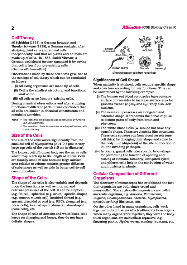 ICSE All in One Biology Class 9 Exam 2027 | Complete Study Guide with Internal Assessment | Theory, Chapter Exercises, Sample Papers & Exam Questions