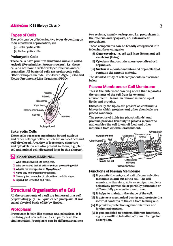 ICSE All in One Biology Class 9 Exam 2027 | Complete Study Guide with Internal Assessment | Theory, Chapter Exercises, Sample Papers & Exam Questions