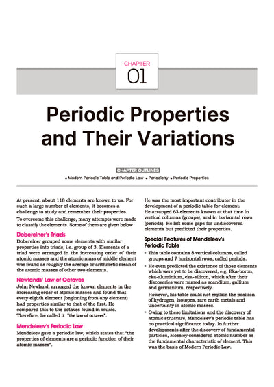 ICSE Class 10 Chemistry All in One book table of contents
