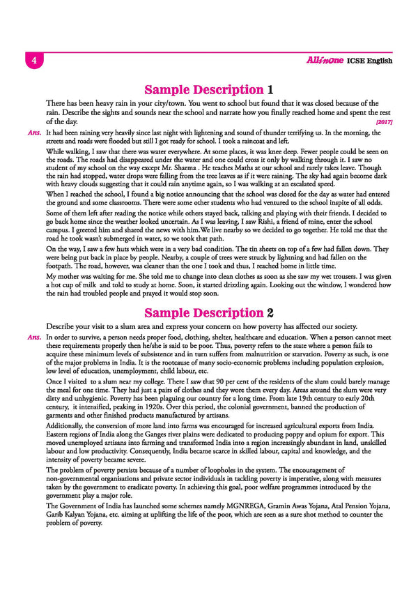ICSE All in One English Language (Part -1) Class 9 & 10 Exam 2027 | Complete Study Guide with Internal Assessment | Theory, Chapter Exercises, Sample Papers & Exam Questions