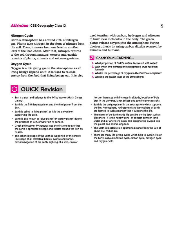 ICSE All in One Geography Class 9 Exam 2027 | Complete Study Guide with Internal Assessment | Theory, Chapter Exercises, Sample Papers & Exam Questions