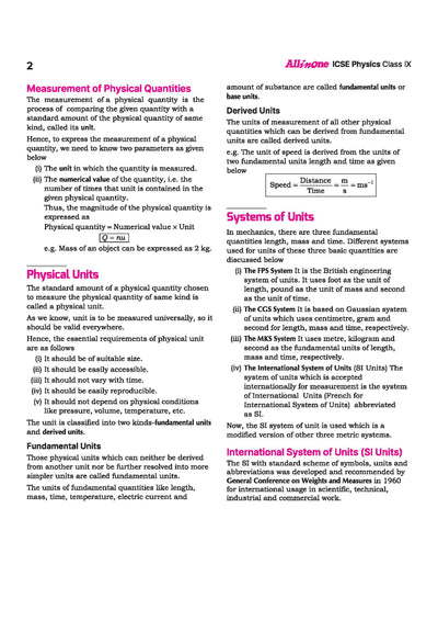 ICSE All in One Physics Class 9 Exam 2027 | Complete Study Guide with Internal Assessment | Theory, Chapter Exercises, Sample Papers & Exam Questions