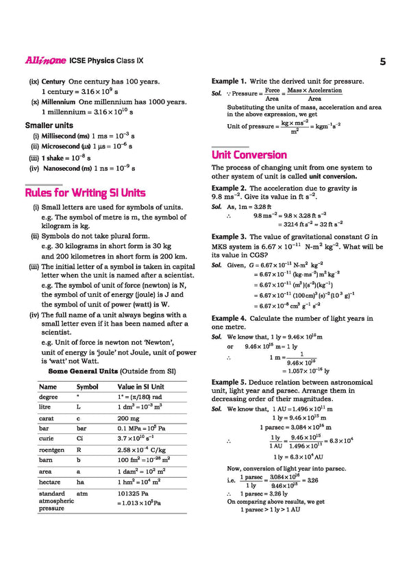 ICSE All in One Physics Class 9 Exam 2027 | Complete Study Guide with Internal Assessment | Theory, Chapter Exercises, Sample Papers & Exam Questions