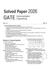 GATE Instrumentation Engineering Chapterwise Solved Papers 2026–2000 |Chapterwise & Yearwise Detailed Explanations as per GATE Pattern