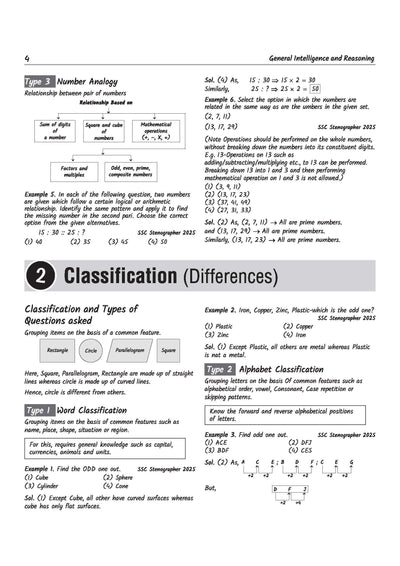 SSC Stenographer (Grade C & D) Exam 2026 | Sectionwise Notes (Reasoning, GS, English) | 10 Solved Papers (2024–2025) | 10 Mock Tests (5 Offline + 5 Online) | Latest Current Affairs
