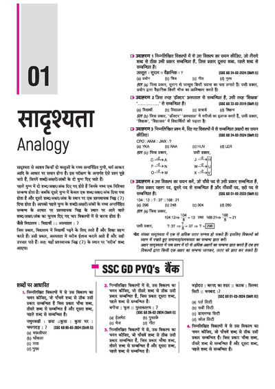 SSC GD Constable 2026 Reasoning | Chapterwise Solved Papers (2025–2019) | Type-wise MCQs, Quick Notes, 100% Detailed Explanations | For BSF, CISF, CRPF, SSB, ITBP, SSF