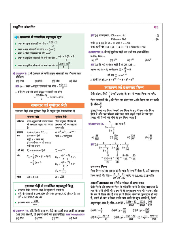 Vastunisht Ankganit (Objective Arithmetic) | with 50 Revision Techniques | Highly Useful for SSC (CGL, CHSL, MTS, CPO, GD), Railway, NTPC, Group D, ALP, RPF, Police, CUET, AFCAT, DSSSB & All Competitive Exams