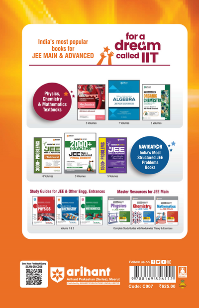 JEE Advanced 2027 | 10 Years' Solved Papers (2026–2017) | Physics, Chemistry & Mathematics | Previous Year Questions (PYQs) with Detailed Solutions, Real Exam Pattern & Complete Practice