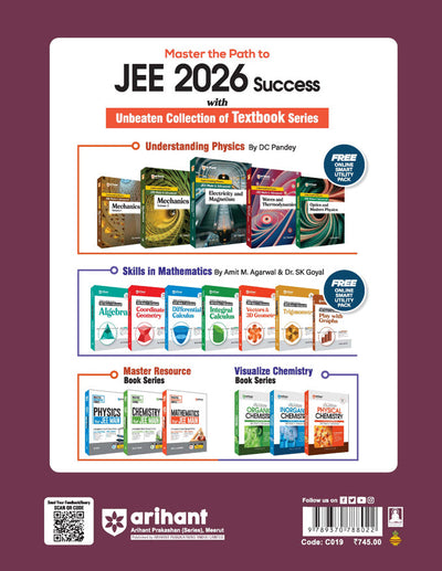 JEE Main 13 Years solved papers book cover