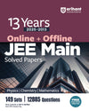 JEE Main 13 Years Online + Ofline Solved Papers (2025-13) | Physics, Chemistry & Mathematics 
