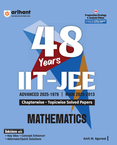 Combo of IIT JEE (Main & Advanced) 48 Year Chapterwise & Topicwise solved papers (2025-1978) | Physics, Chemistry, Mathematics | With Free Dictionary of Physics