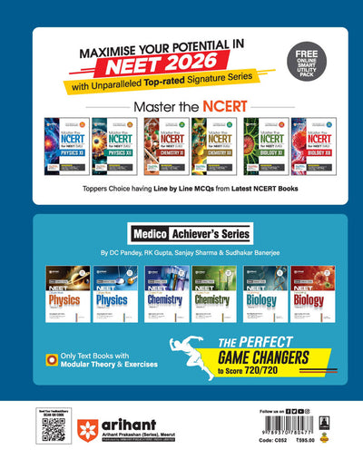 Prep Guide MHT CET Biology 2026 | With Solved Paper 2025 (All Sets) & 7500+ Topicwise MCQs