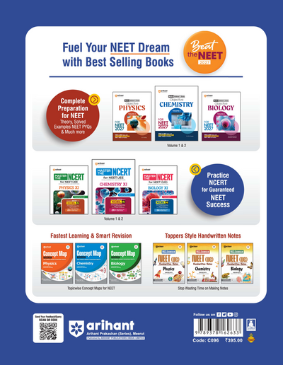 NEET Physics 2027 | 39 Years' Chapterwise, Topicwise & Levelwise PYQs (2026–1988) | 1800+ NEET & AIPMT Previous Year Questions with NTA Authenticated Solutions, Key Ideas & Re-NEET 2026 Paper