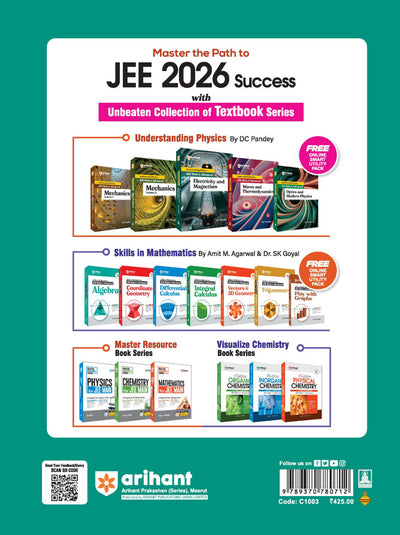 Telangana EAPCET Physics | 8 Years (2025-2018) Chapterwise Solutions | 1800+ MCQs with 3 Offline& 3 Online Practice Sets