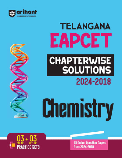 Telangana EAPCET Chatperwise Solutions (2018-2024) Chemistry I All online question papers from 2018-2024 I 3 Online & 3 Offline Practice Sets