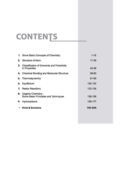 NCERT Revision Workbook Chemistry Vol. 1 (Class XI) for JEE, NEET & CUET