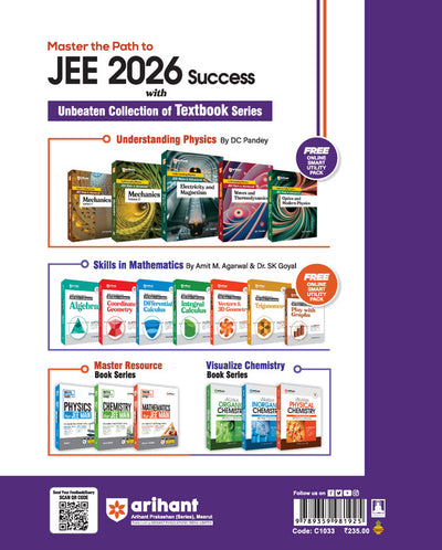 JEE Main 2025 ( 10 Solved Papers with important Concept Marker ) Physics , Chemistry , Maths | English Medium