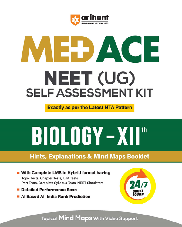 MED ACE NEET (UG) Biology Class XII | Self Assessment Hybrid Kit with 84 Tests & 26 Booklets | Latest NTA Pattern, Rapid Revision, Concept Testing & Performance Analysis | With Topical Mind Maps & Video Support
