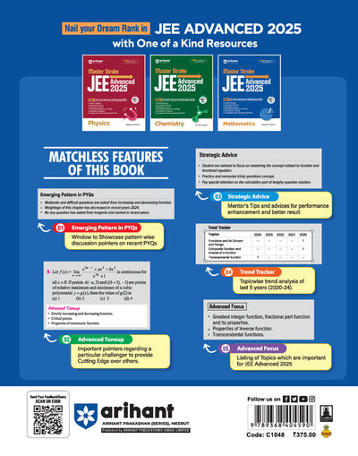 JEE Advanced 2025 Master Stroke Mathematics