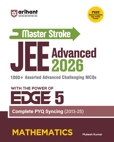 Combo of master stroke JEE Advanced 2026 | Physics, Chemsitry & Mathematics | English Medium