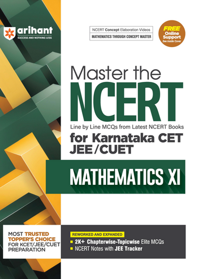 Master the NCERT Mathematics Class XI for Karnataka CET JEE/CUET | 2K+ Chapterwise-Topicwise Elite MCQS | Free Online Support